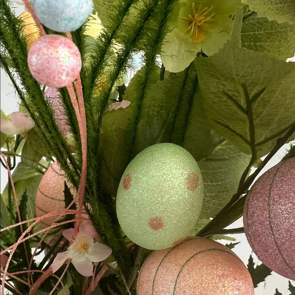 🌸NEW Easter Artificial Floral Arrangement with Yellow and Pink Accents.